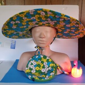 Baggu packable Flowerbed Sun Hat.